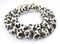 Batik Bone Beads - Full Strand of Fair Trade African Beads - The Bead Chest (Sphere, Giraffe Design)